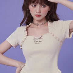 OOATmilk Pure Desire Square Neck Top - MEIMMEIM(メイムメイム)