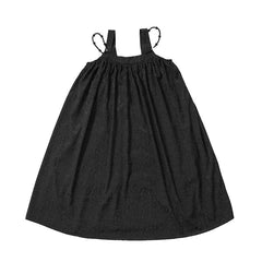 Black dark pattern jacquard camisole dress - MEIMMEIM(メイムメイム)