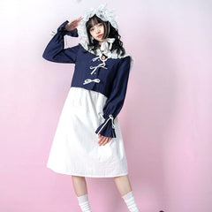 Bow tie sunscreen long-sleeved small coat - MEIMMEIM(メイムメイム)