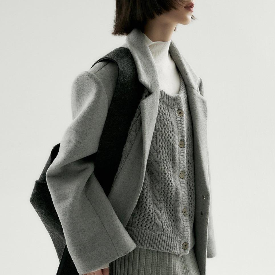 FUSSED21AW sweater suit jacket - MEIMMEIM(メイムメイム)