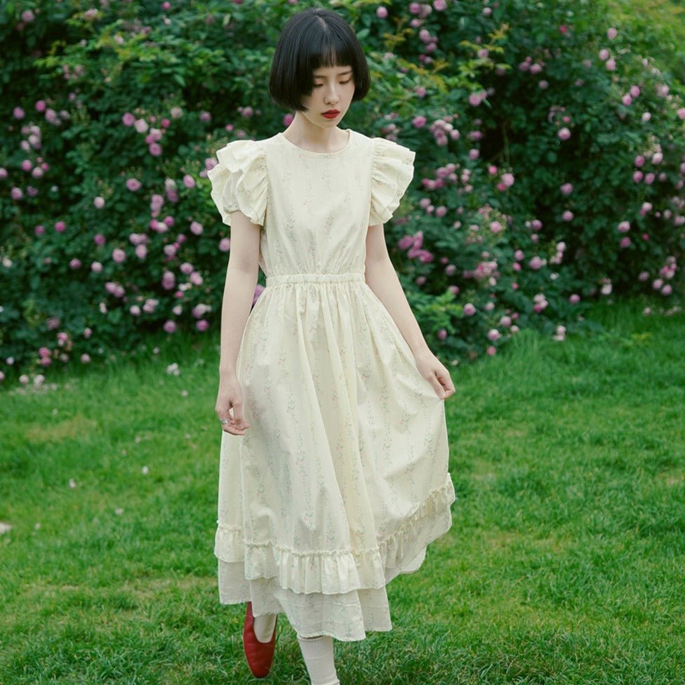 However, the wind rose girl dress - MEIMMEIM(メイムメイム)