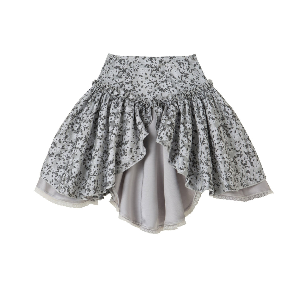 Retro multi-layer thin irregular lace sexy tutu skirt - ANM CHANNEL