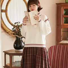 Scallion slimming mid-length a-line skirt - MEIMMEIM(メイムメイム)