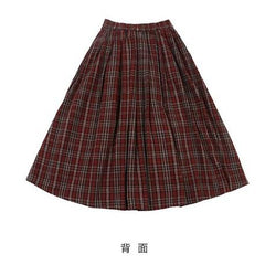 Scallion slimming mid-length a-line skirt - MEIMMEIM(メイムメイム)